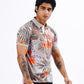 Men Floral Polo Shirt
