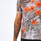 Men Floral Polo Shirt