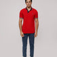 Men Contrast Polo