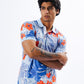 Floral Print Polo