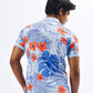 Floral Print Polo