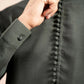 Olive Green Viscose Silk Kurta Trouser - Loop Buttons - Men