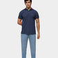 Men Contrast Polo