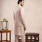 Coffee Beige Arrow Embroidered Waistcoat - Men