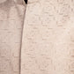Coffee Beige Square Embroidered Waistcoat - Men