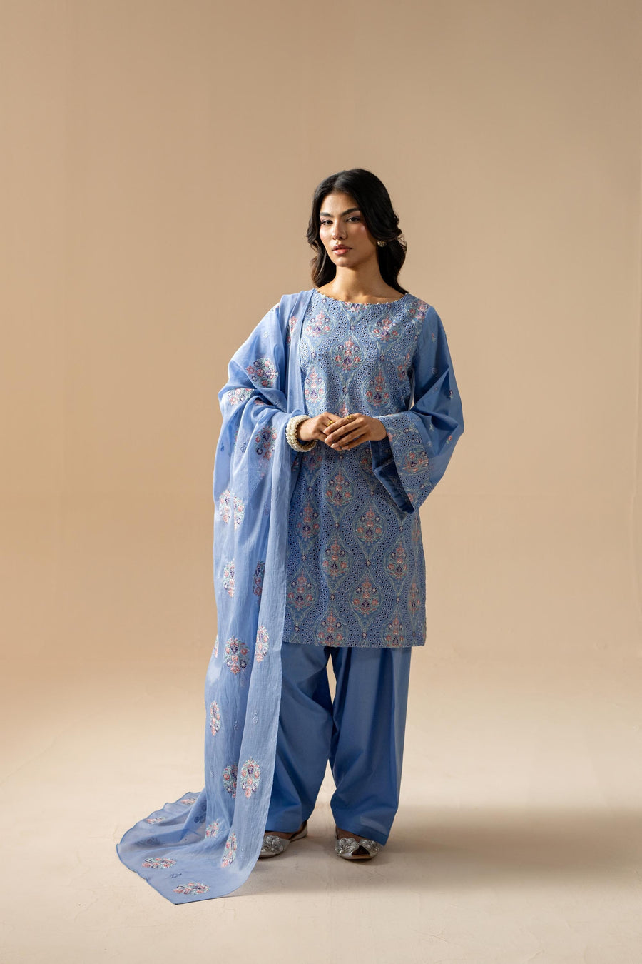 3 Piece - Embroidered Lawn Suit (Unstitched)