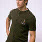 MANDARIN COLLAR BUTTON DOWN SHIRT