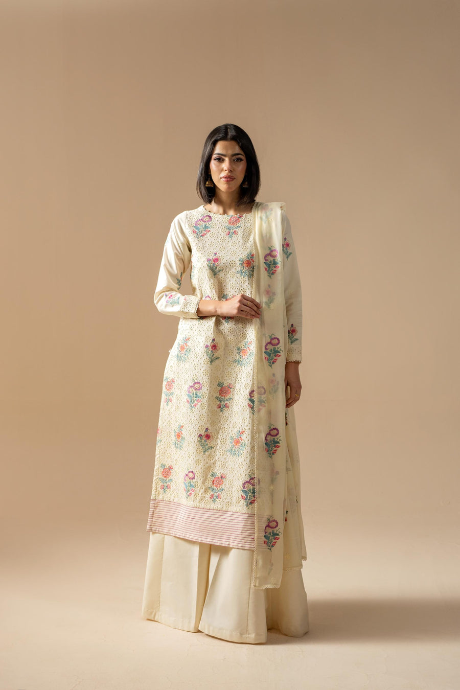 3 Piece - Embroidered Lawn Suit (Unstitched)
