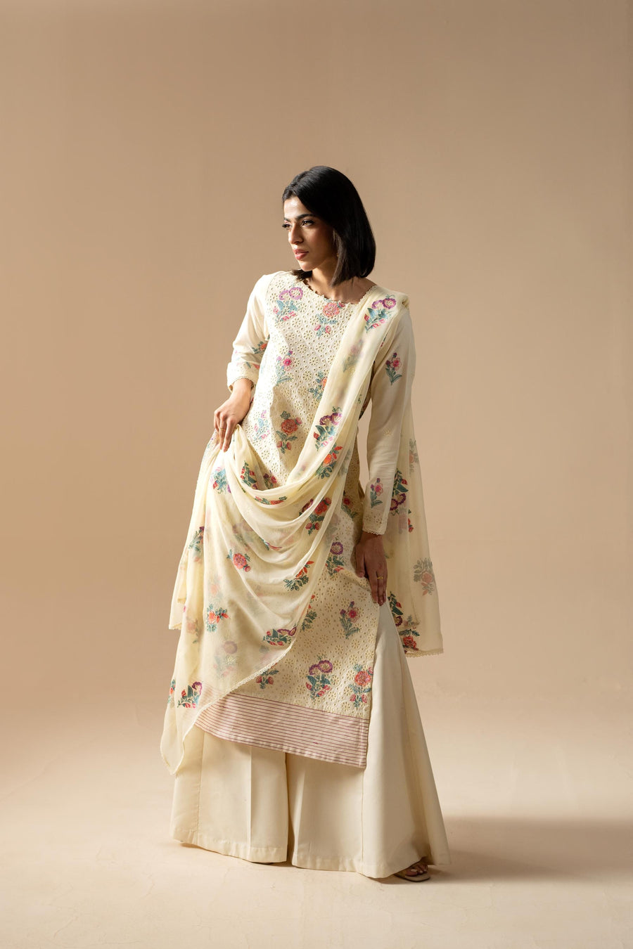 3 Piece - Embroidered Lawn Suit (Unstitched)