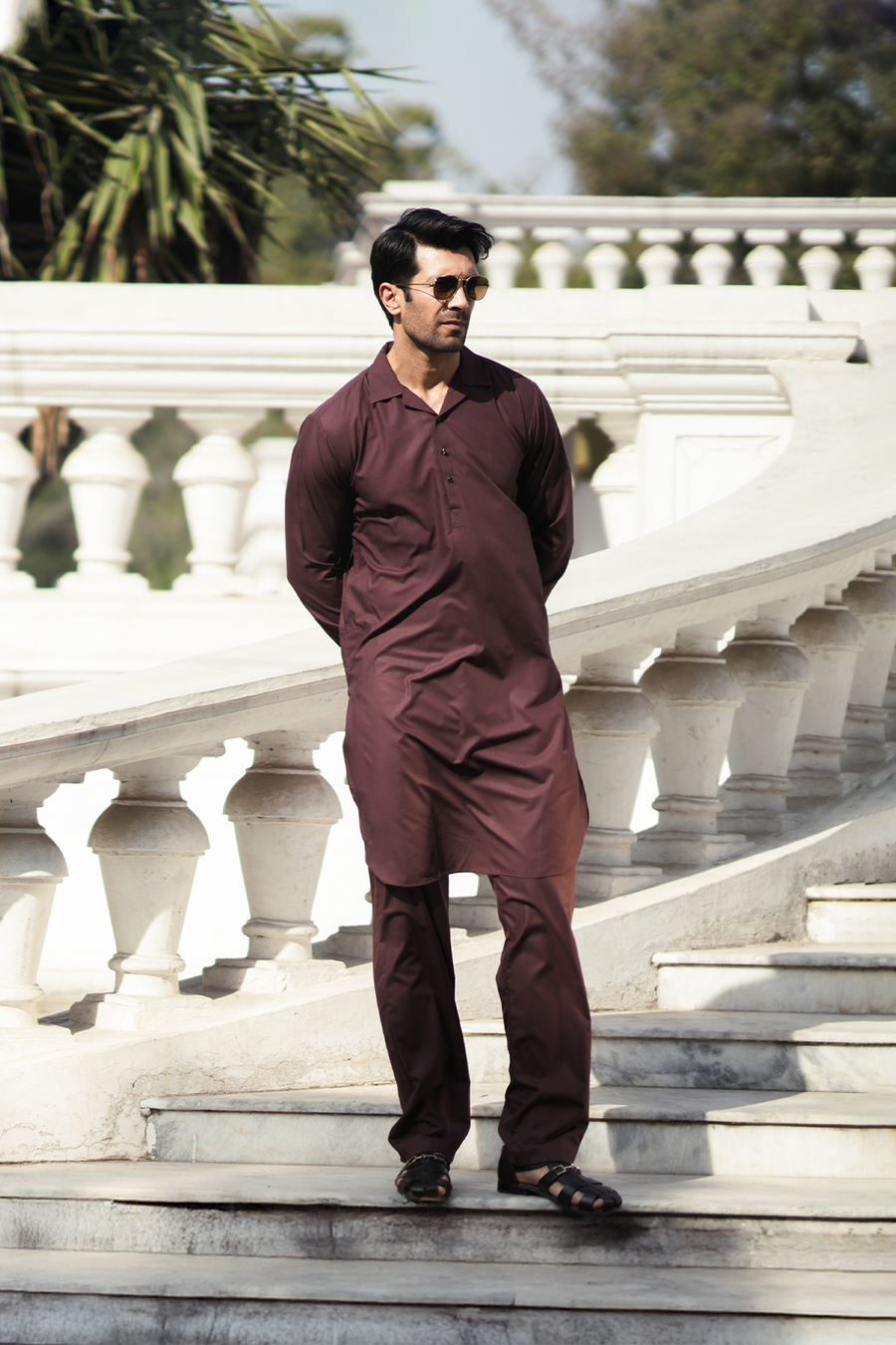 JOHNNY COLLAR SHALWAR KAMEEZ