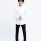 Men Ban Collar Casual Shirt