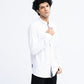 Men Ban Collar Casual Shirt