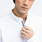 Men Ban Collar Casual Shirt
