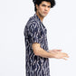 Men Abstract Print Casual Shirt