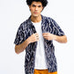 Men Abstract Print Casual Shirt