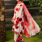 3 Pc Unstitched Embroidered Arabic Lawn Suit | MB-PFUS25-01B