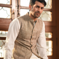 Self Textured Waistcoat