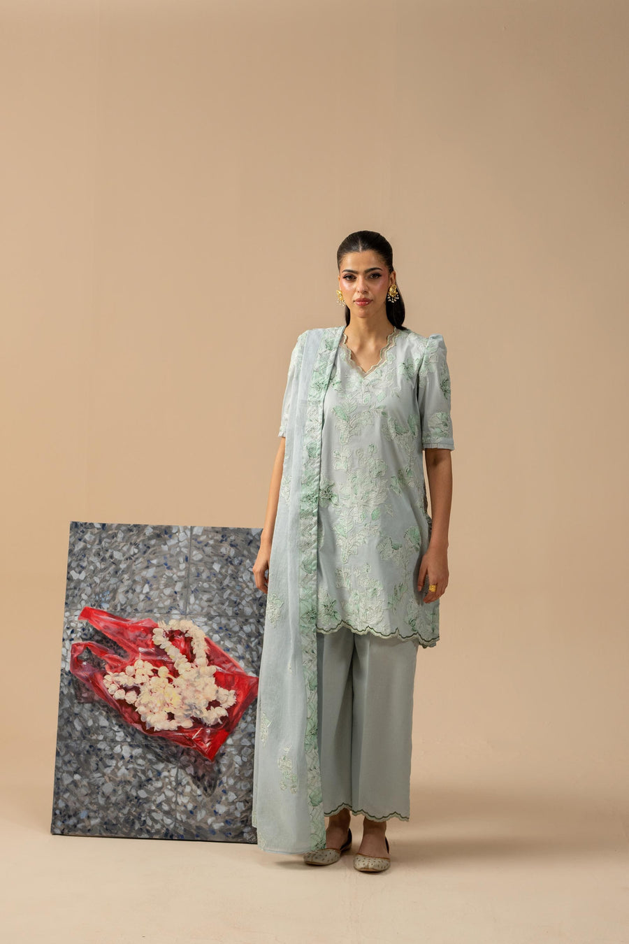 3 Piece - Embroidered Lawn Suit (Unstitched)