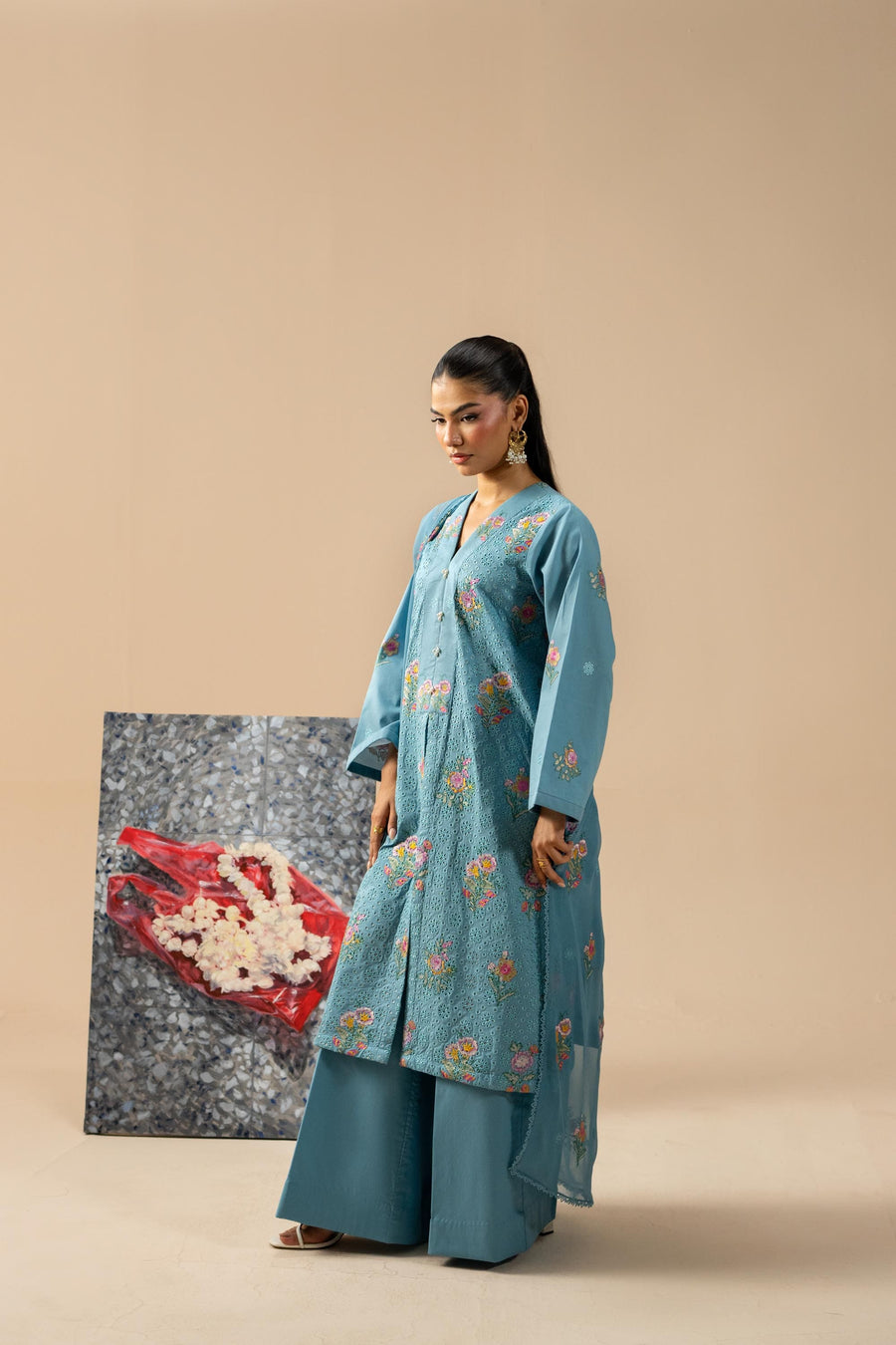 3 Piece - Embroidered Lawn Suit (Unstitched)