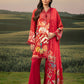 3 Pc Unstitched Embroidered Arabic Lawn Suit | MB-PFUS25-05B