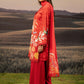 3 Pc Unstitched Embroidered Arabic Lawn Suit | MB-PFUS25-05B