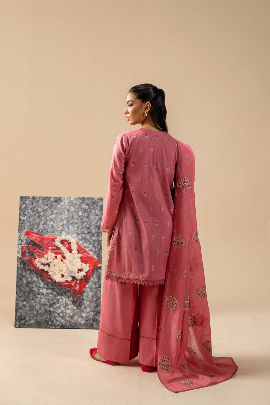 3 Piece - Embroidered Lawn Suit (Unstitched)