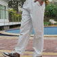White Relaxed Jog Jeans