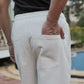 White Relaxed Jog Jeans