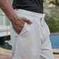 White Relaxed Jog Jeans