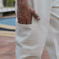 White Relaxed Jog Jeans
