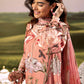 3 Pc Unstitched Embroidered Arabic Lawn Suit | MB-PFUS25-04B