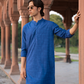 Slim Fit Cotton Jacquard Kurta