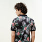 Men Floral Print Polo
