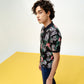 Men Floral Print Polo
