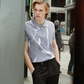Quarter Zip-Up Polo Shirt