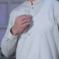 Modern Men's Ash Grey Shalwar Kameez – Elegant Eastern Wear