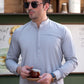 Men's Smoke Grey Shalwar Kameez – Elegant Eastern Wear