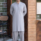 Men's Smoke Grey Shalwar Kameez – Elegant Eastern Wear