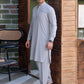 Men's Smoke Grey Shalwar Kameez – Elegant Eastern Wear