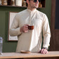 Premium Blended Cotton Men’s Suit in Light Khaki
