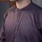 Deep Burgundy Cotton Men’s Suit With Design Pocket