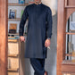 Blue Ban Plain - Kameez Shalwar - Men