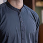 Grey Stitched Kameez Shalwar for Men - Modern Eastern Formal Wear