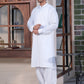 Off White Plain - Kameez Shalwar - Men