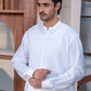 Off White Plain - Kameez Shalwar - Men