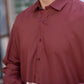 Maroon Collar Plain - Kameez Shalwar - Men