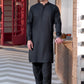 Black Ban Plain - Kameez Shalwar - Men
