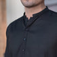 Black Ban Plain - Kameez Shalwar - Men