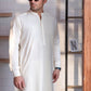Cream Booski Plain - kameez Shalwar - Men