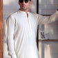 Cream Booski Ban Plain - kameez Shalwar - Men
